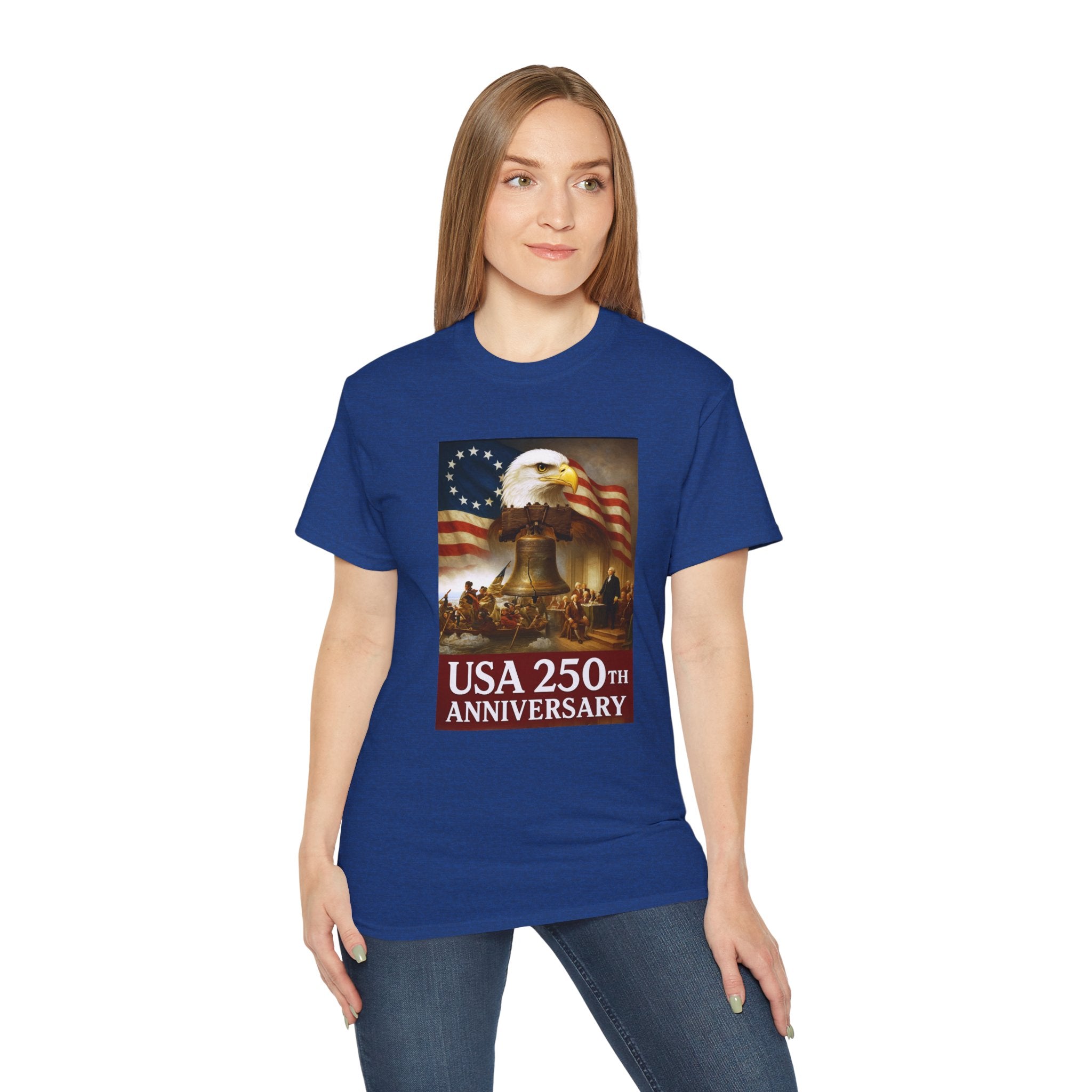 250th USA Anniversary Washington Unisex Ultra Cotton Tee