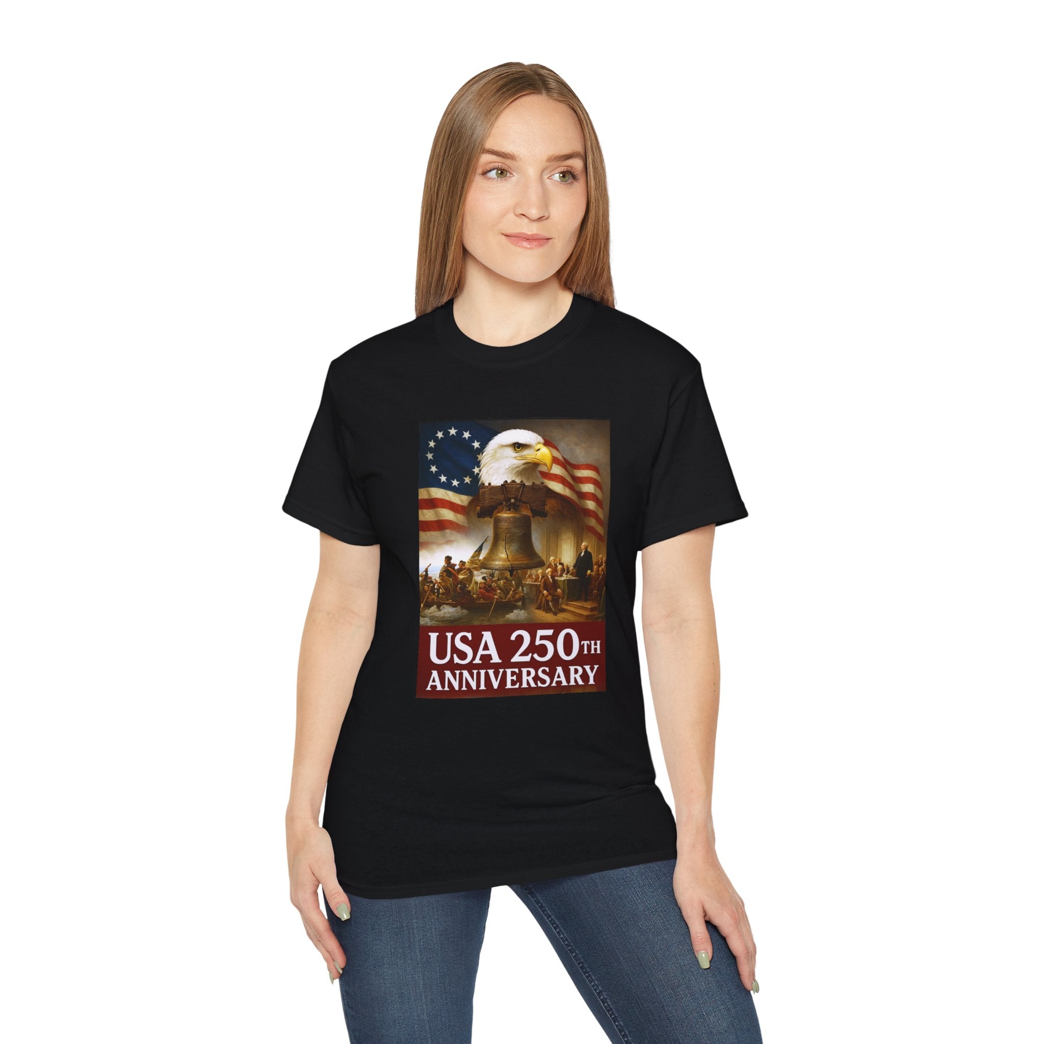 250th USA Anniversary Washington Unisex Ultra Cotton Tee
