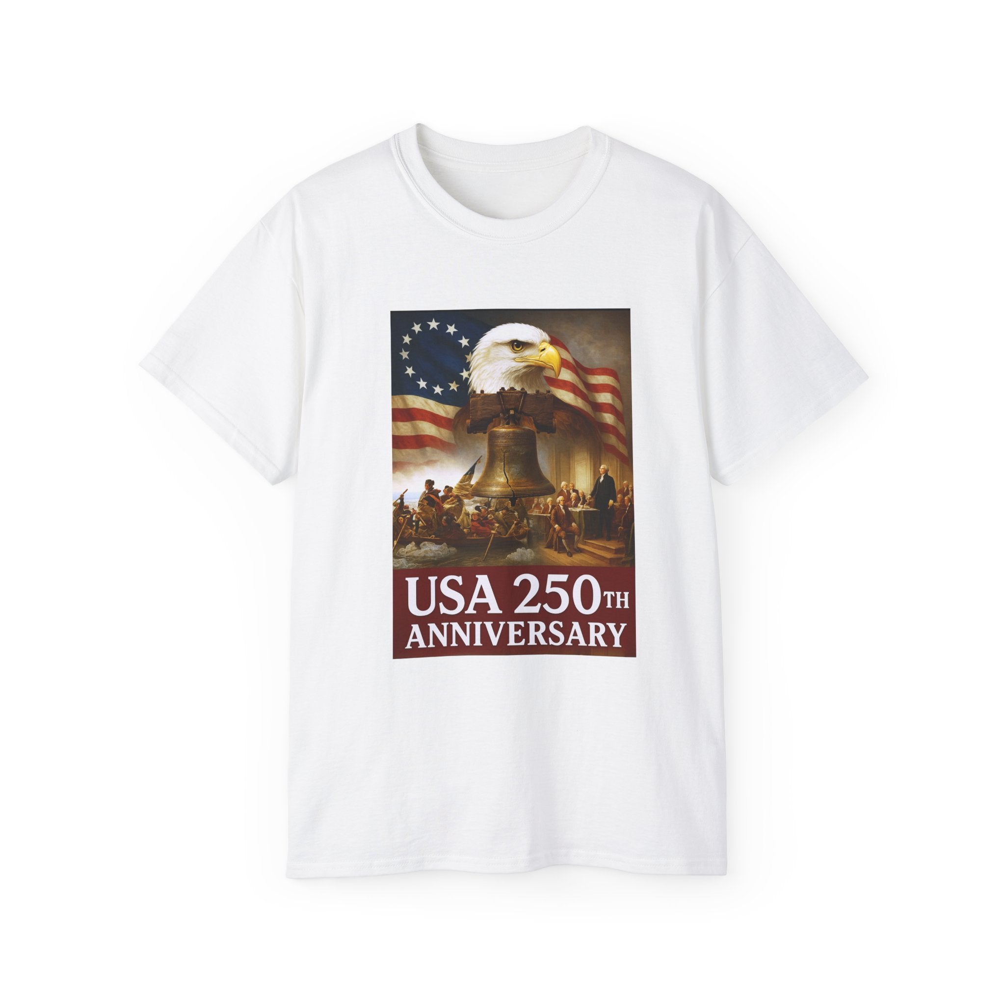 250th USA Anniversary Washington Unisex Ultra Cotton Tee