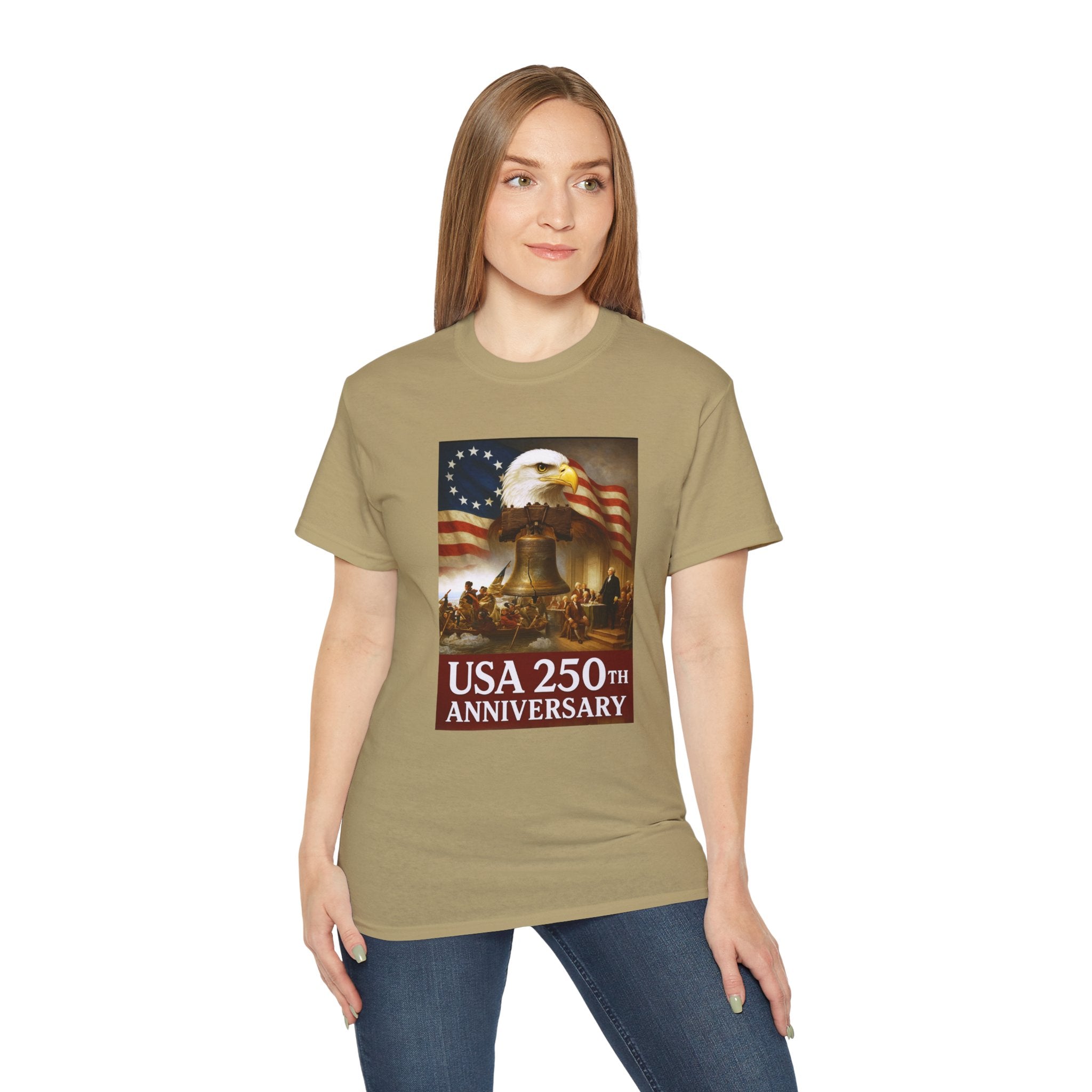 250th USA Anniversary Washington Unisex Ultra Cotton Tee