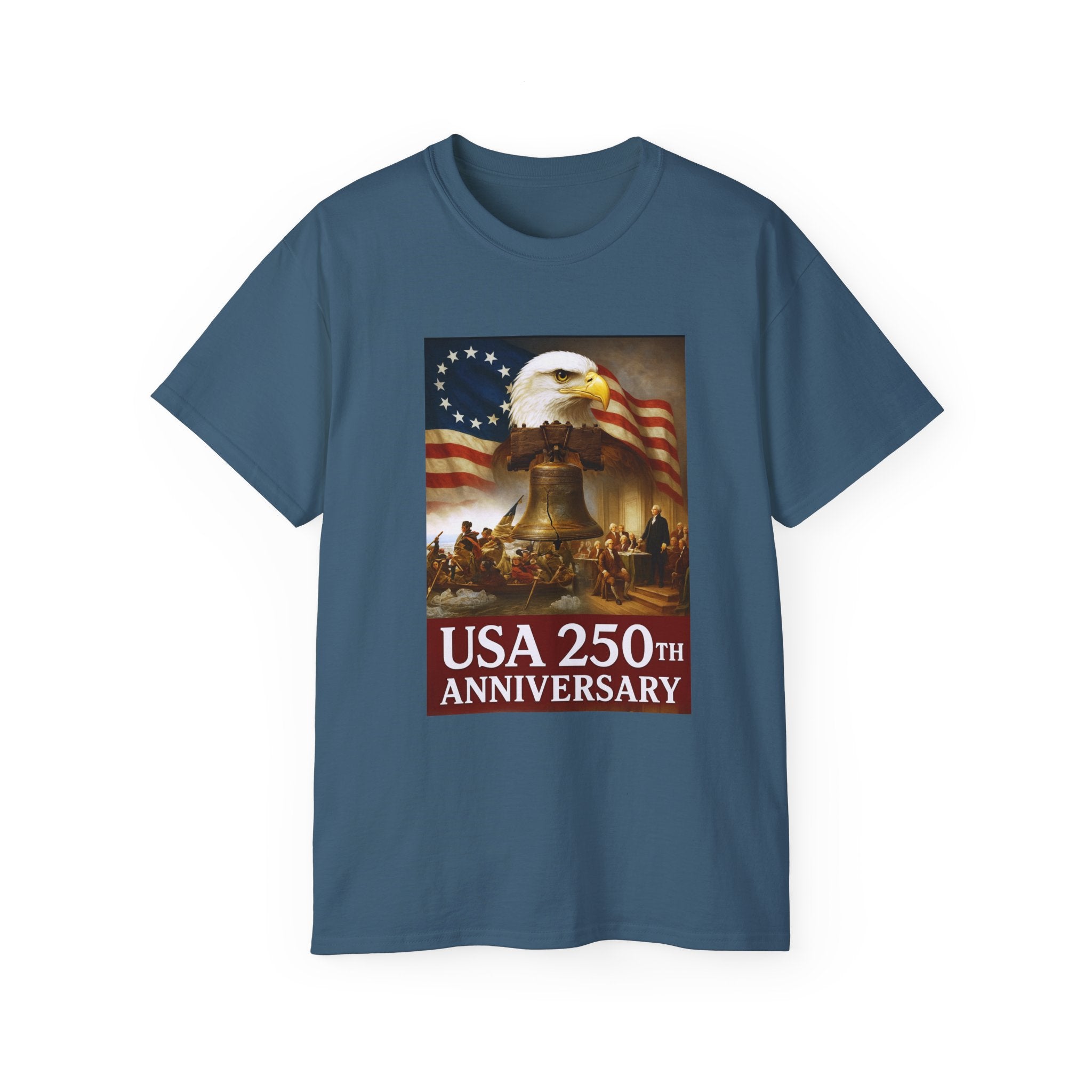 250th USA Anniversary Washington Unisex Ultra Cotton Tee