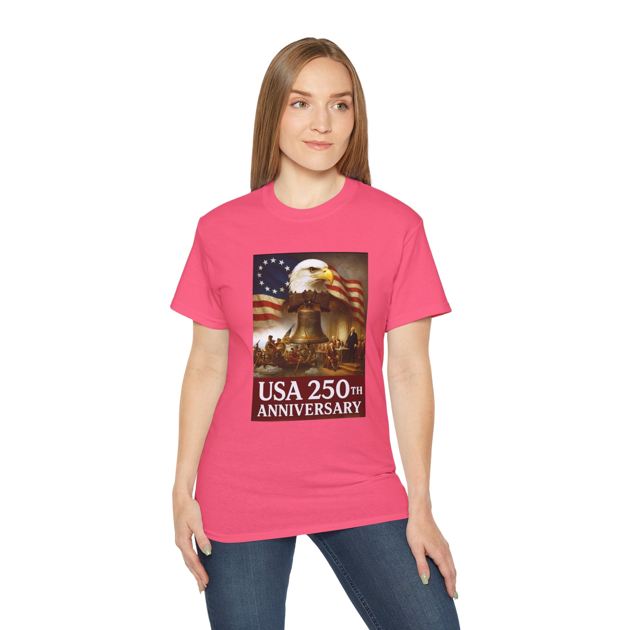 250th USA Anniversary Washington Unisex Ultra Cotton Tee