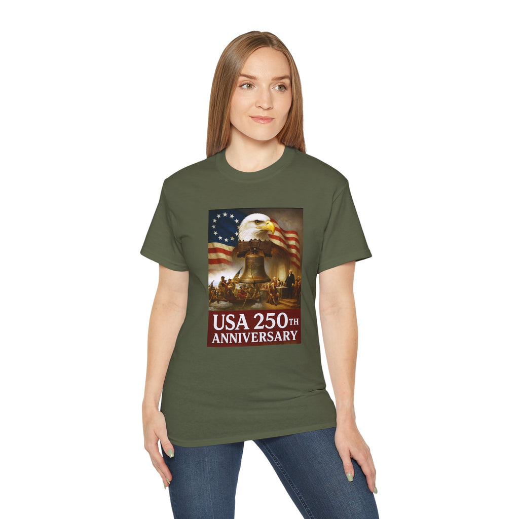 250th USA Anniversary Washington Unisex Ultra Cotton Tee