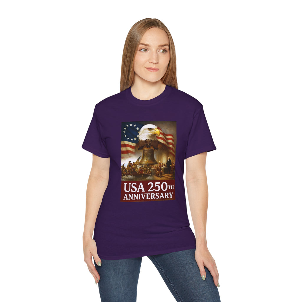 250th USA Anniversary Washington Unisex Ultra Cotton Tee