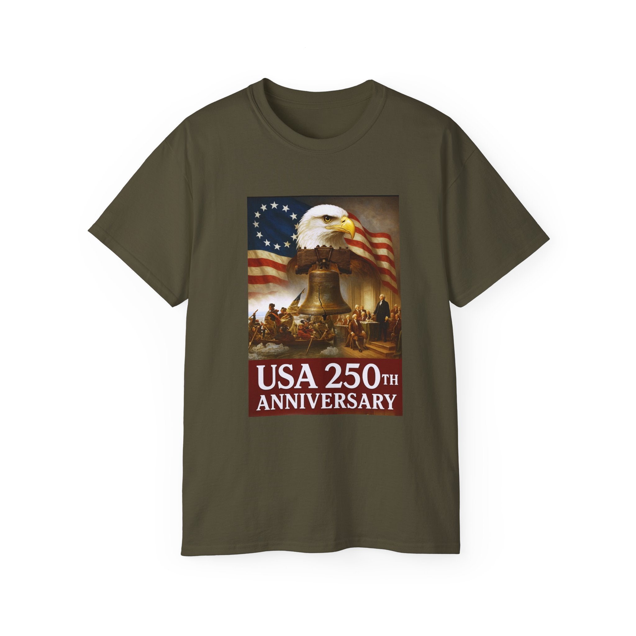 250th USA Anniversary Washington Unisex Ultra Cotton Tee