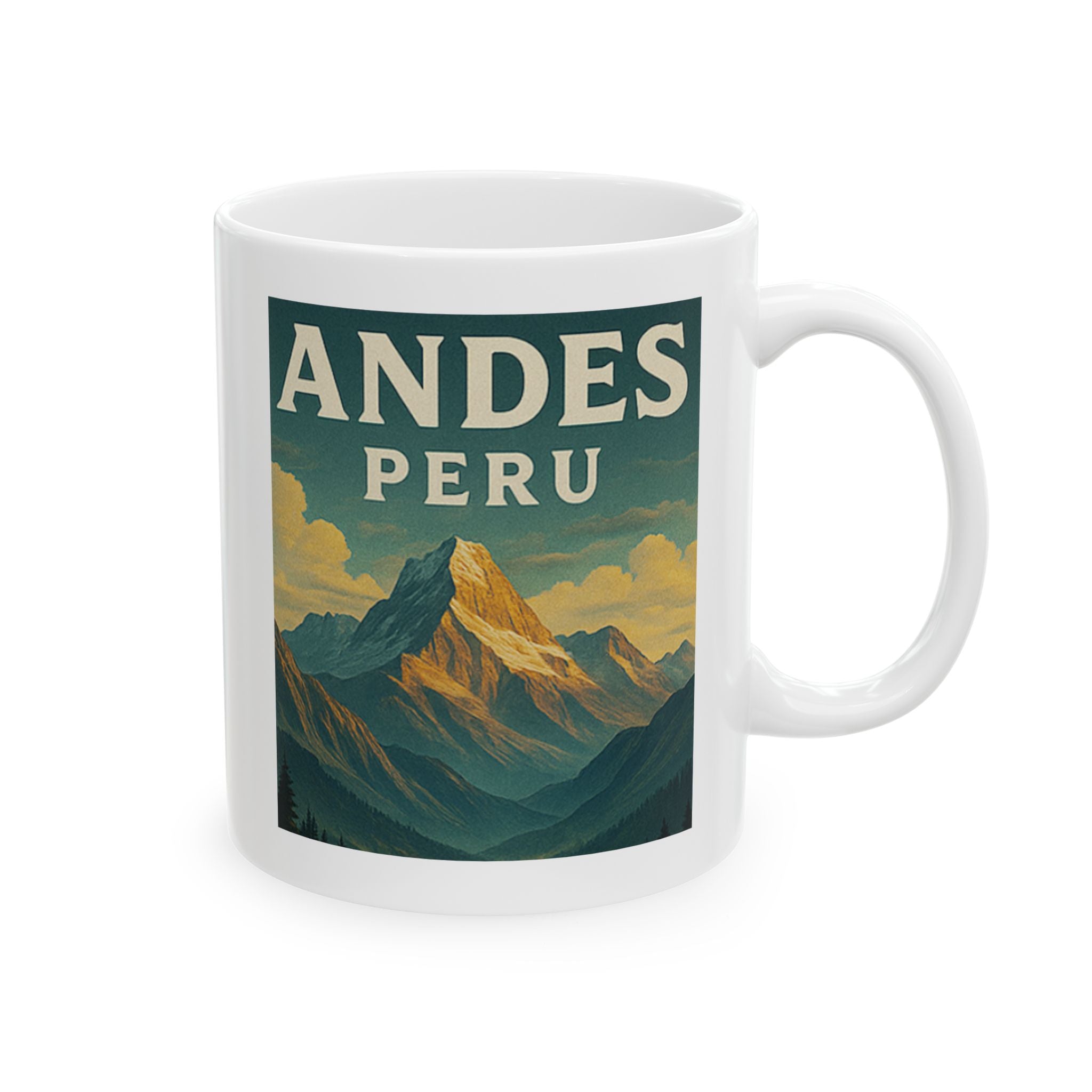 Awesome Andes Ceramic Mug, (11oz, 15oz)