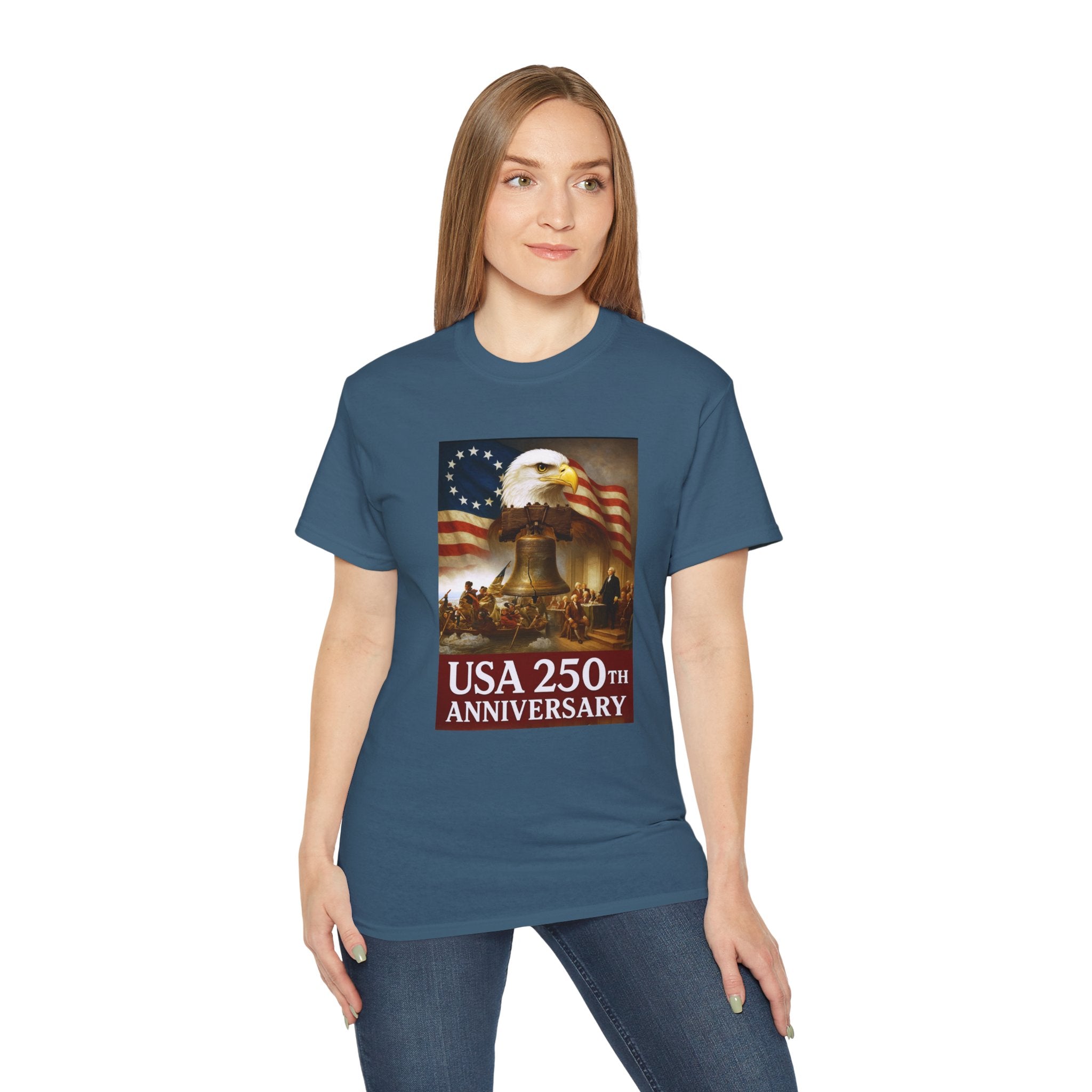 250th USA Anniversary Washington Unisex Ultra Cotton Tee