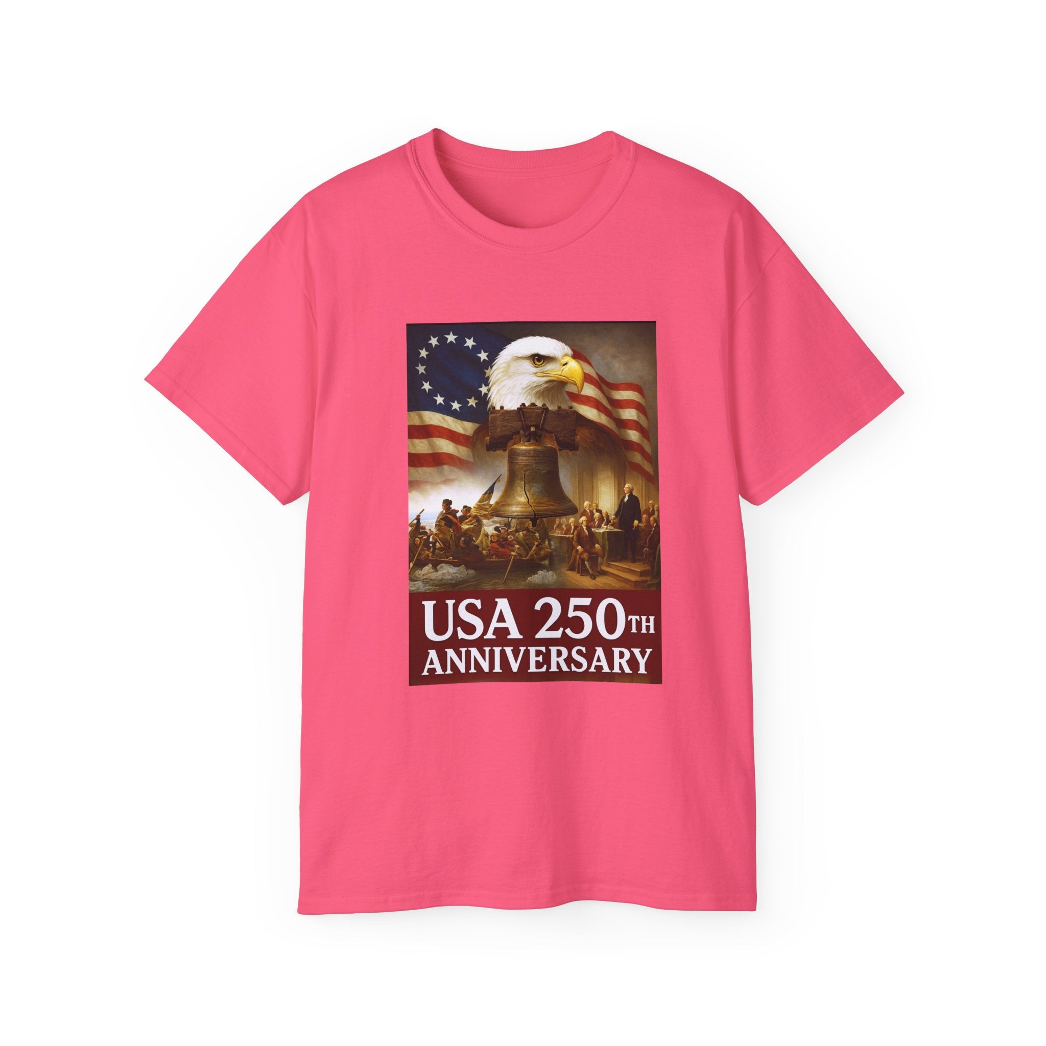 250th USA Anniversary Washington Unisex Ultra Cotton Tee