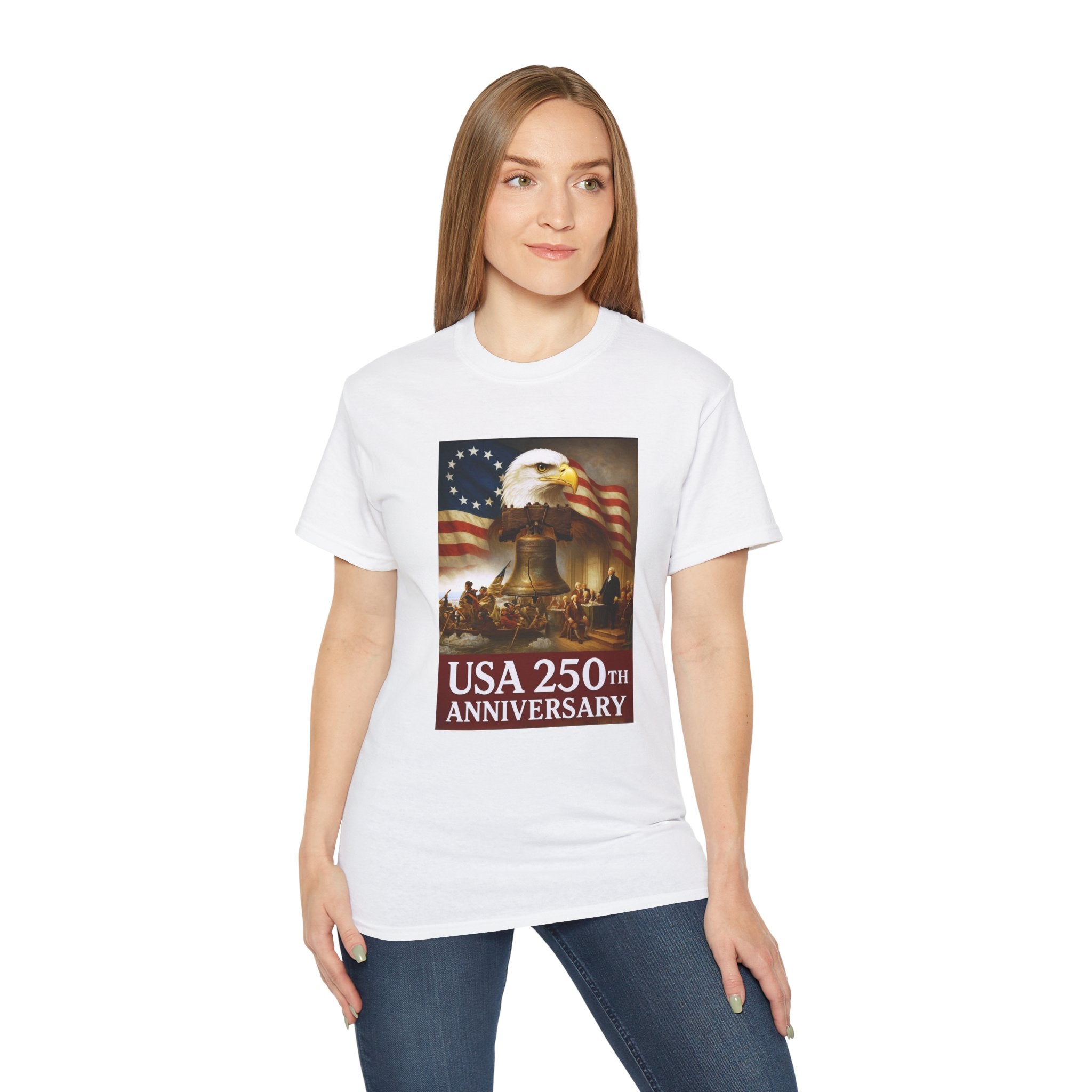 250th USA Anniversary Washington Unisex Ultra Cotton Tee