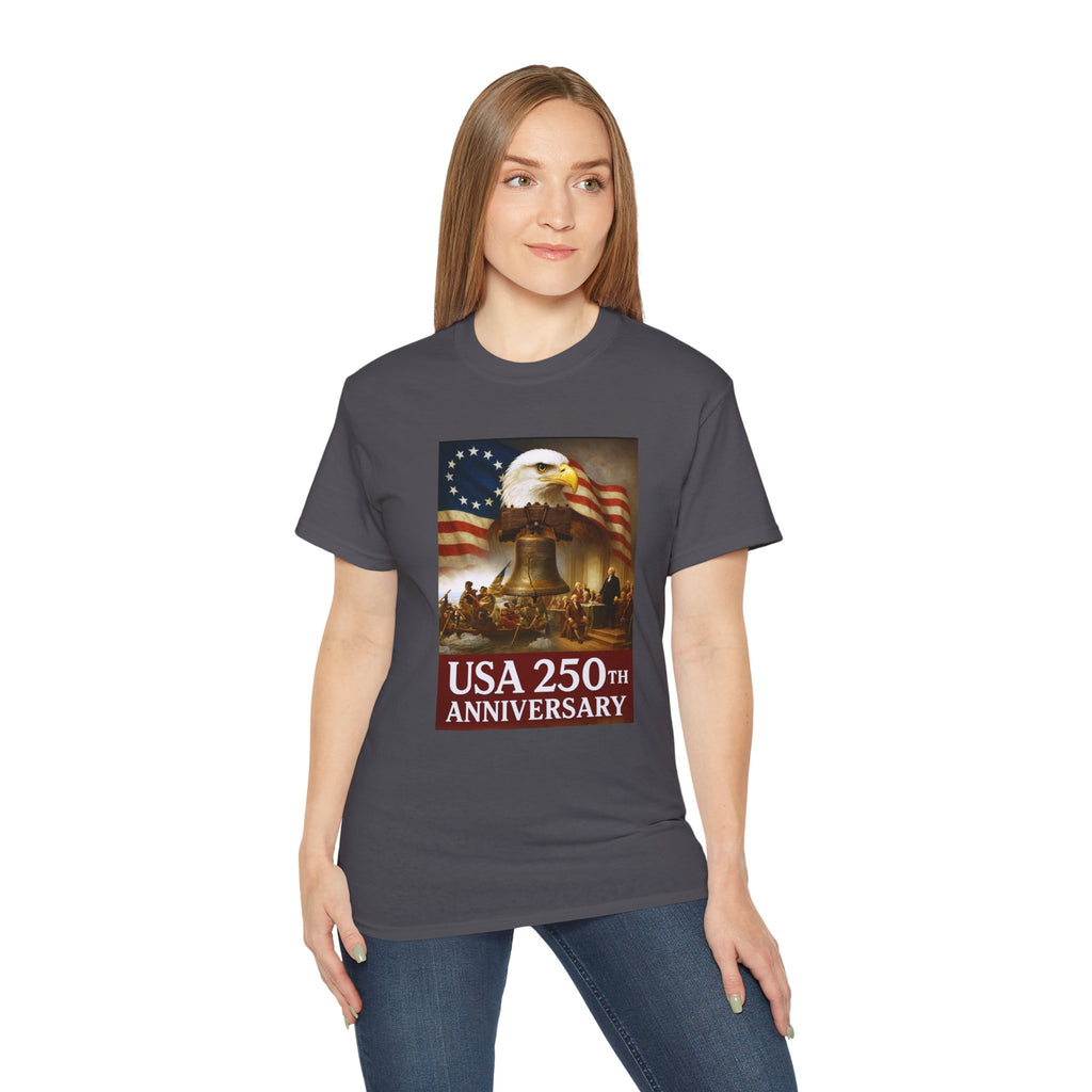 250th USA Anniversary Washington Unisex Ultra Cotton Tee