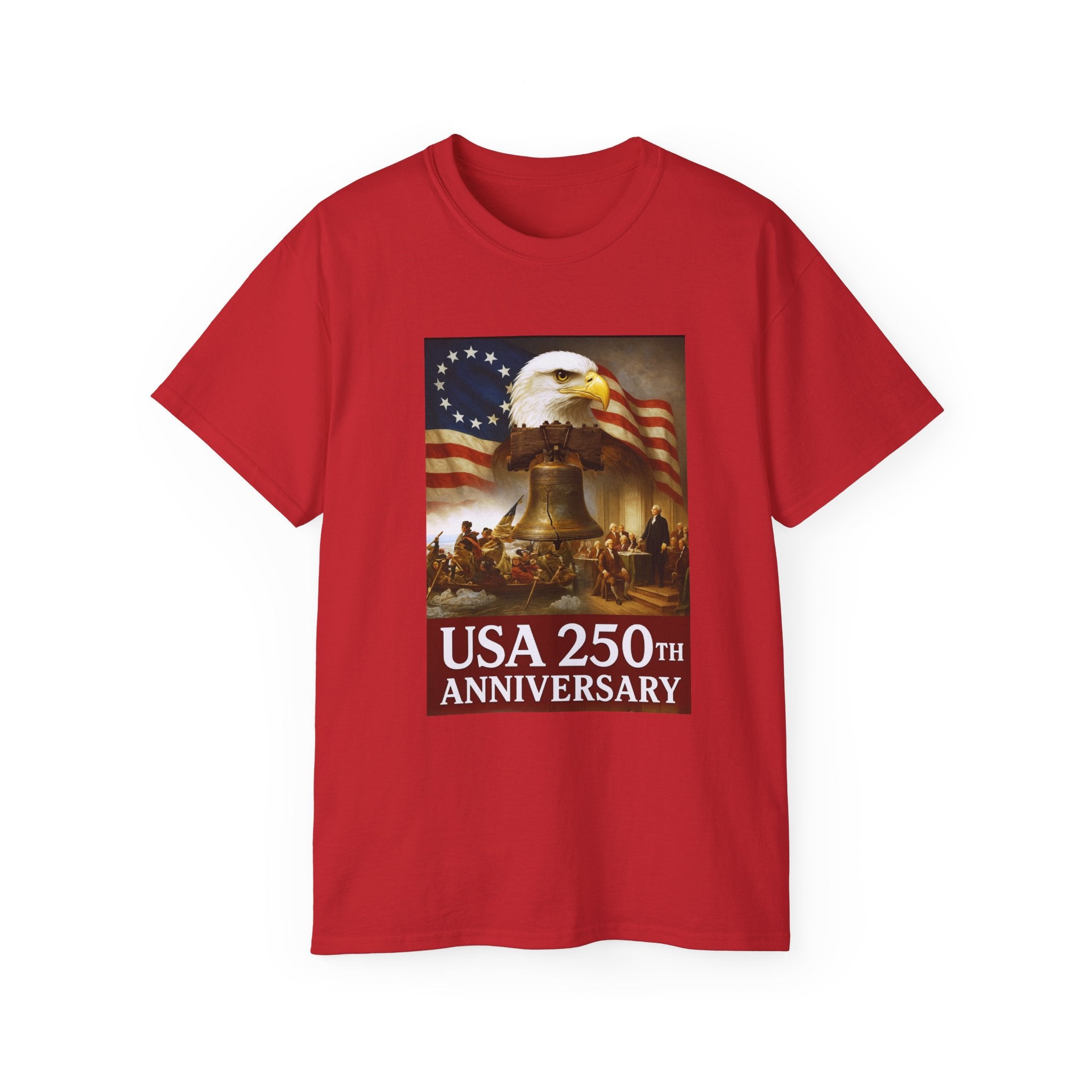 250th USA Anniversary Washington Unisex Ultra Cotton Tee